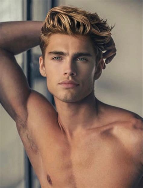 handsome blonde man|very handsome blond men.